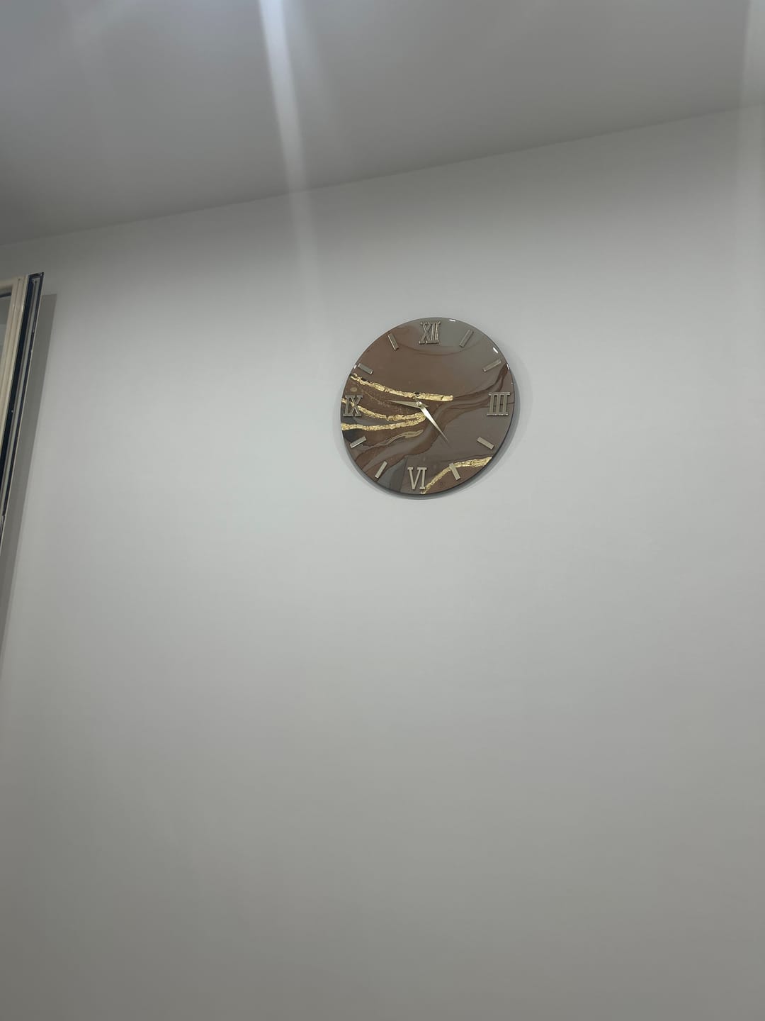 Customer photo review of Orologio da parete effetto marmo Sharm design moderno