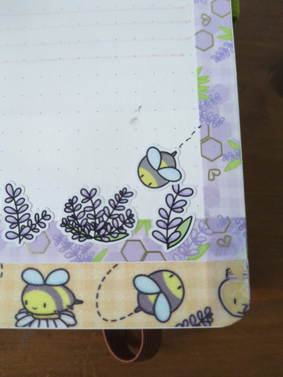 Customer photo review of Honey Lavender Washi Tape (Set of 2)