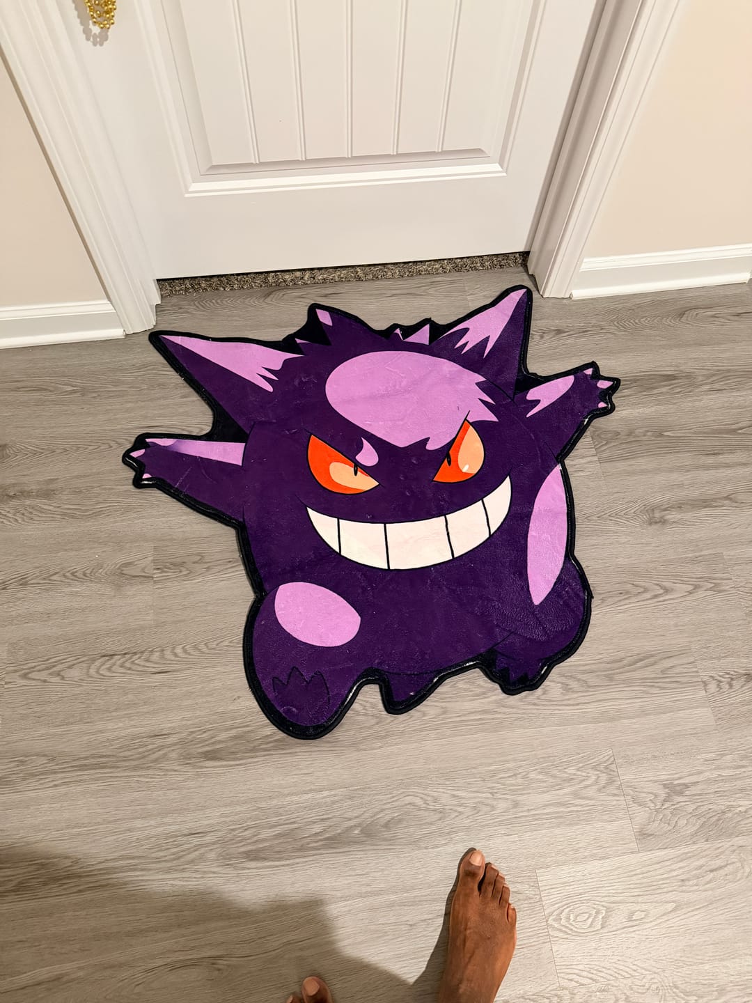 Customer photo review of Gigantamax Gengar Rug