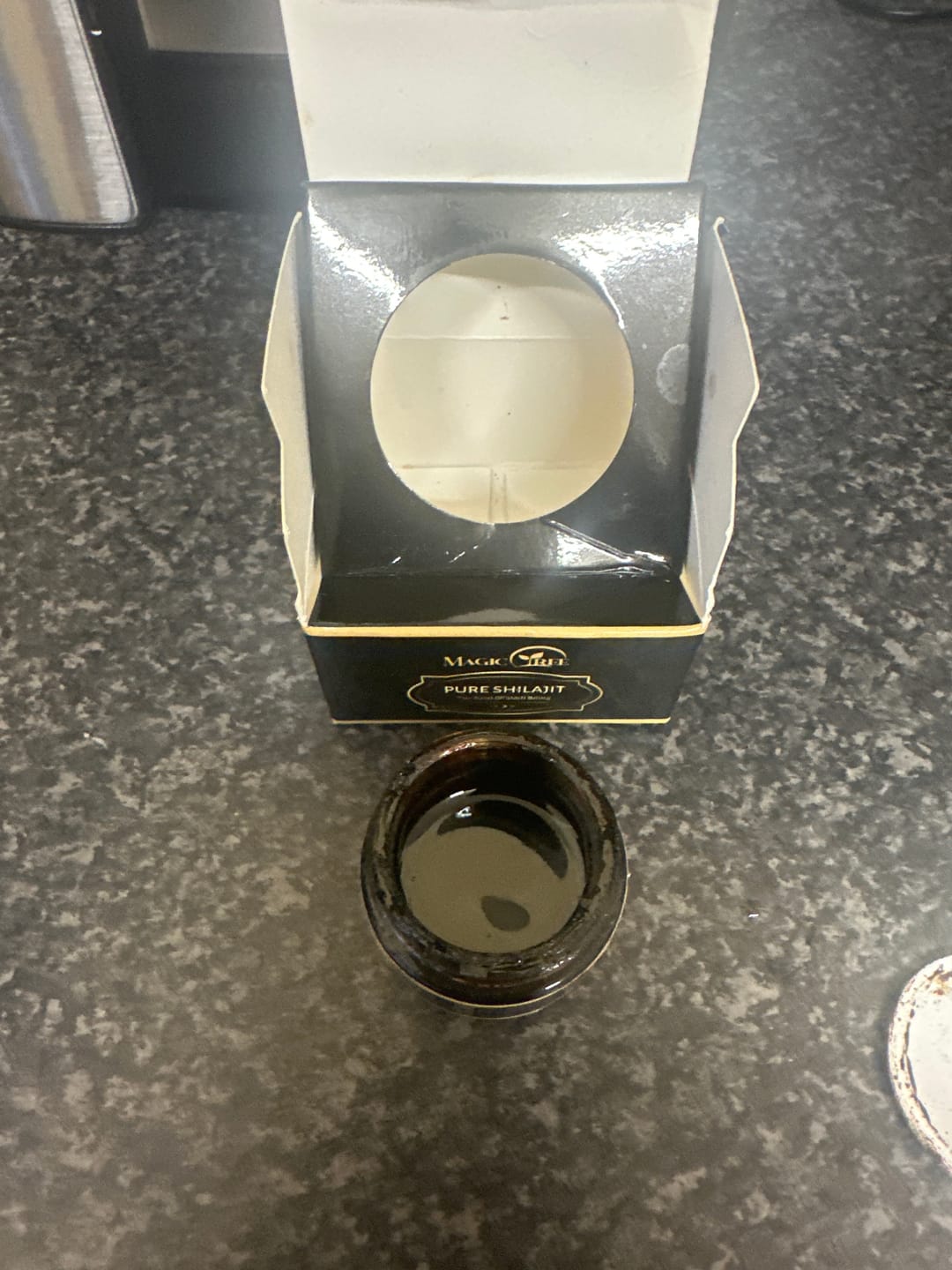 Customer photo review of Pure Organic Shilajit