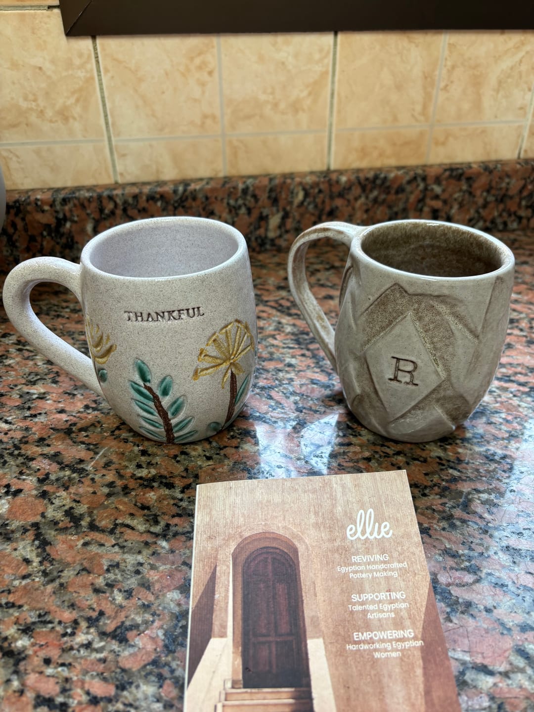 Customer photo review of Thankful Mug