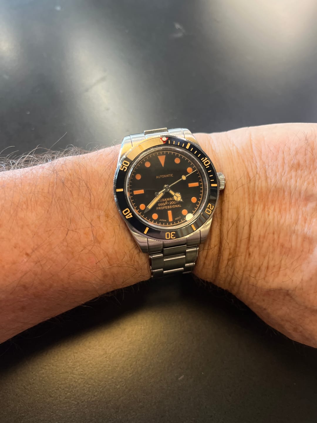 Customer photo review of Scubamaster 58 – Steel Bracelet Edition