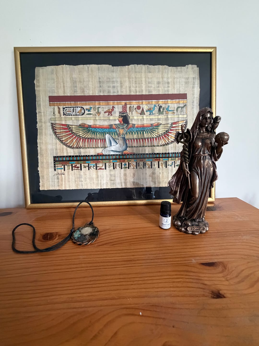 Customer photo review of True Egyptian Blue Lotus Oil 5 mL | Cold-Pressed