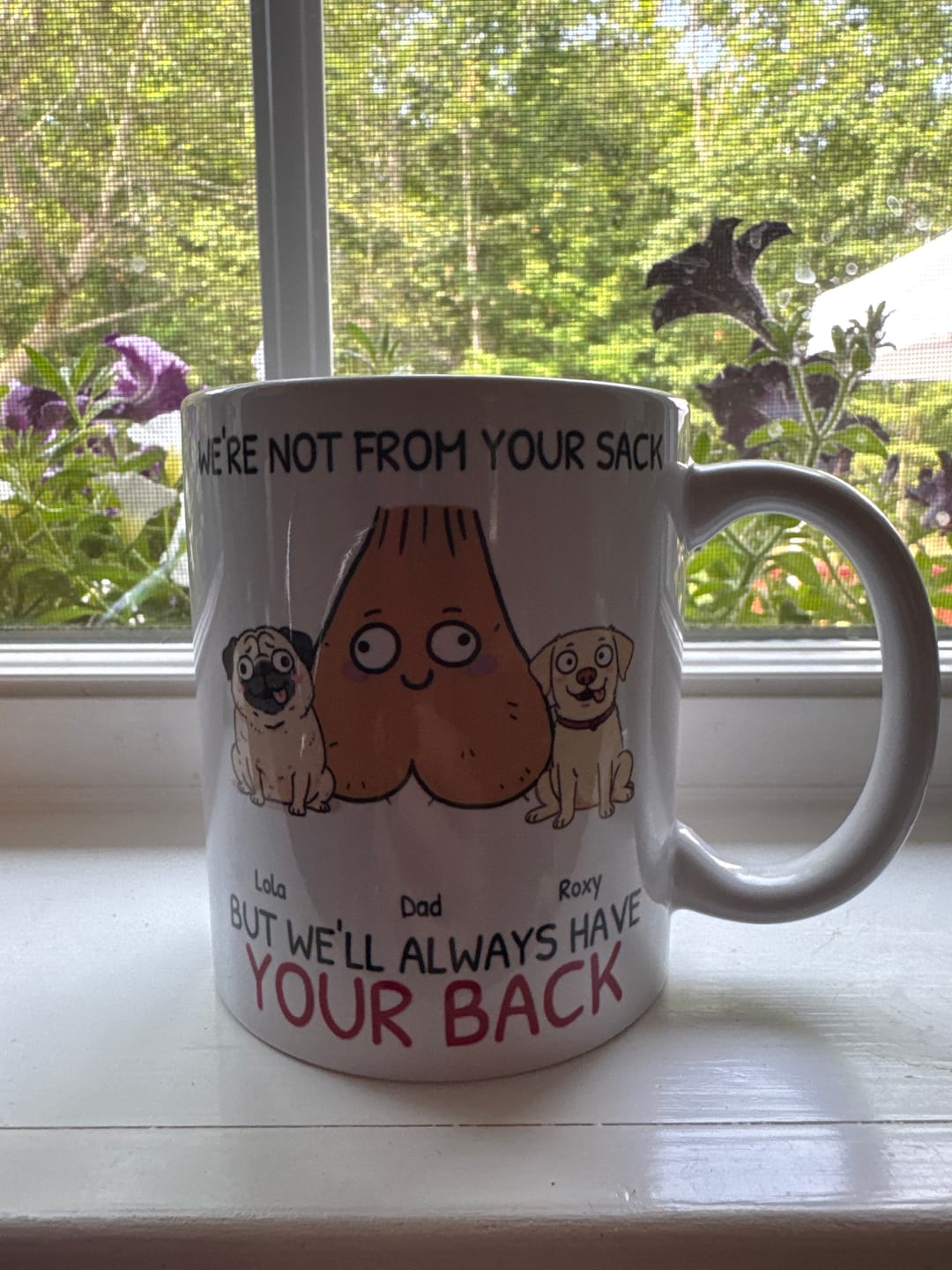 Customer photo review of Personalized Mug - Not from your sack