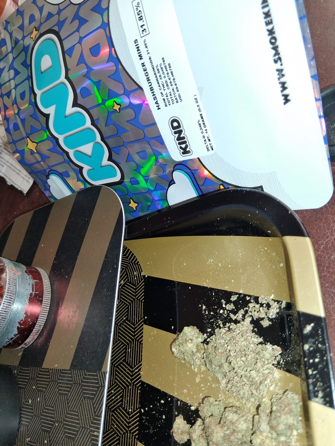 Customer photo review of Hashburger - Minis - 14 Grams - Indica