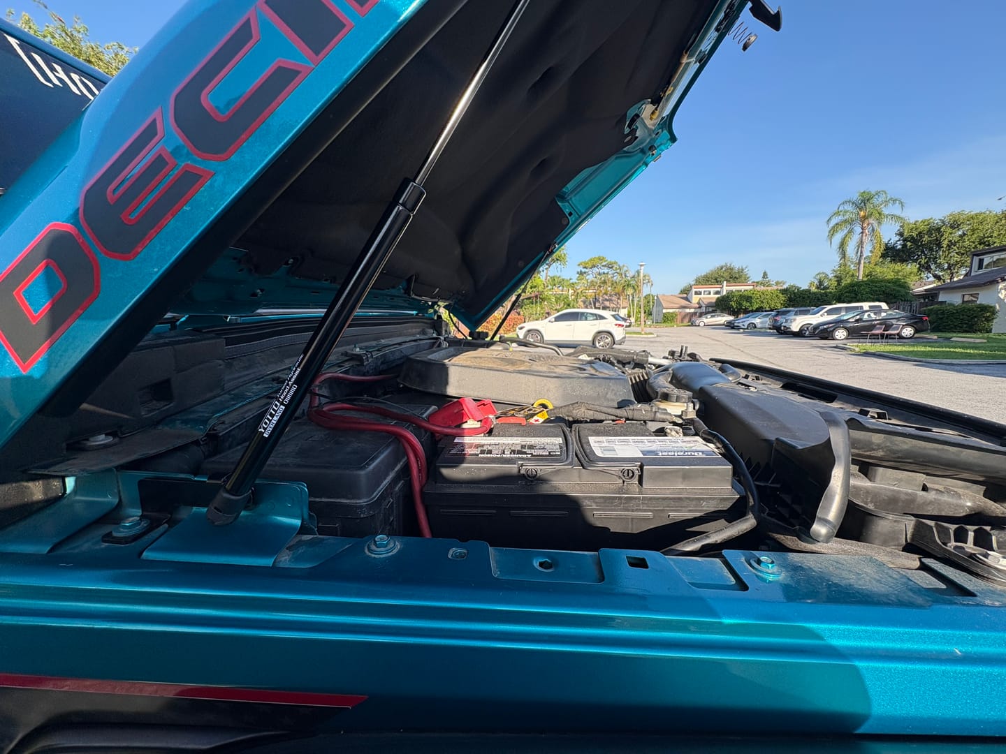 Customer photo review of Beefy Hydraulic Hood QuickLift for JL & JT
