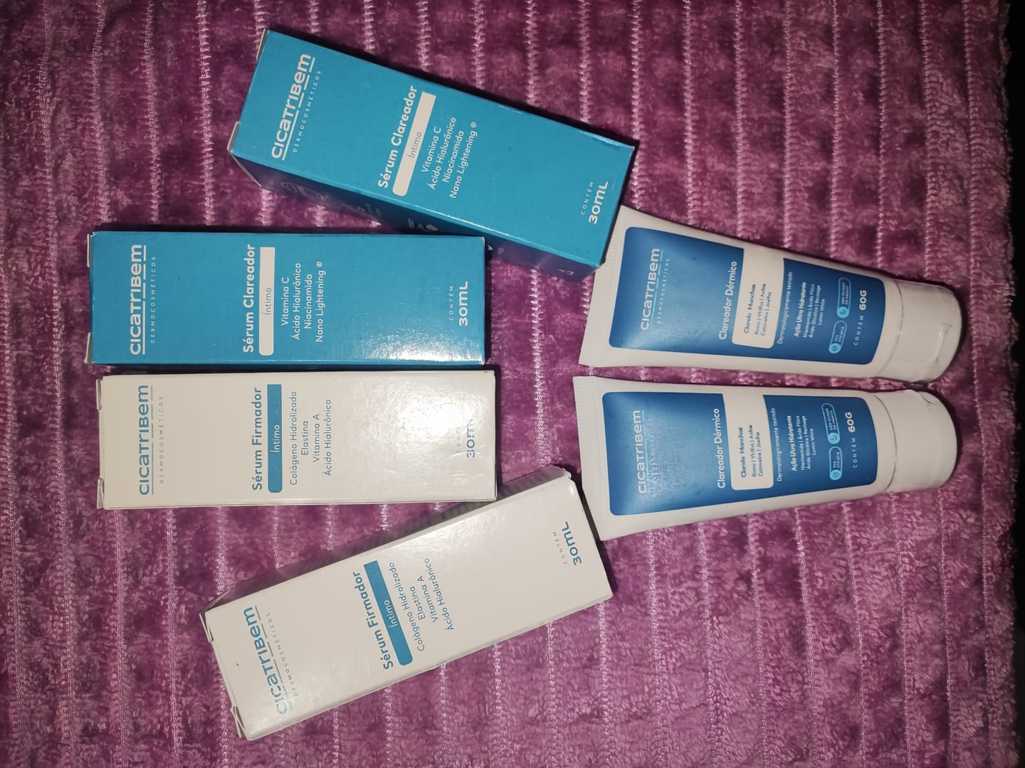 Customer photo review of Kit Clareamento Total + 1 Firmador de Brinde