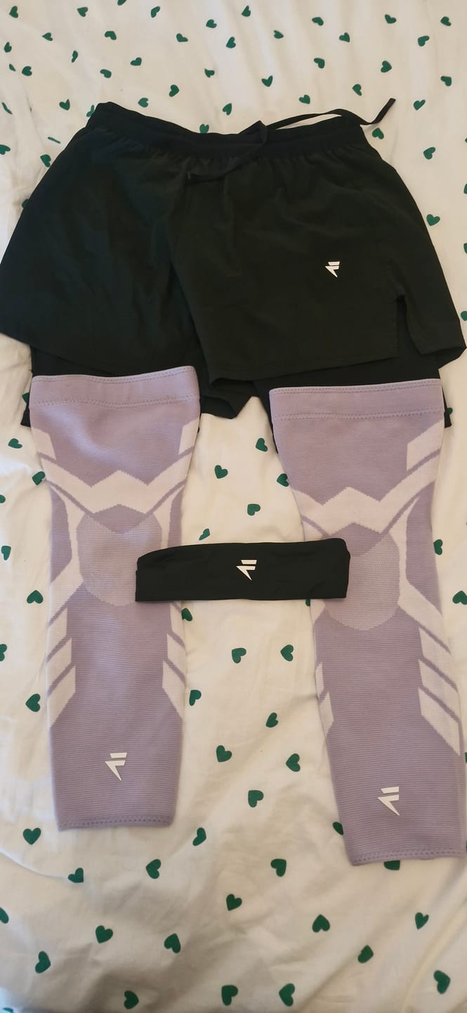 Customer photo review of Short 2 en 1 avec compression intégrée