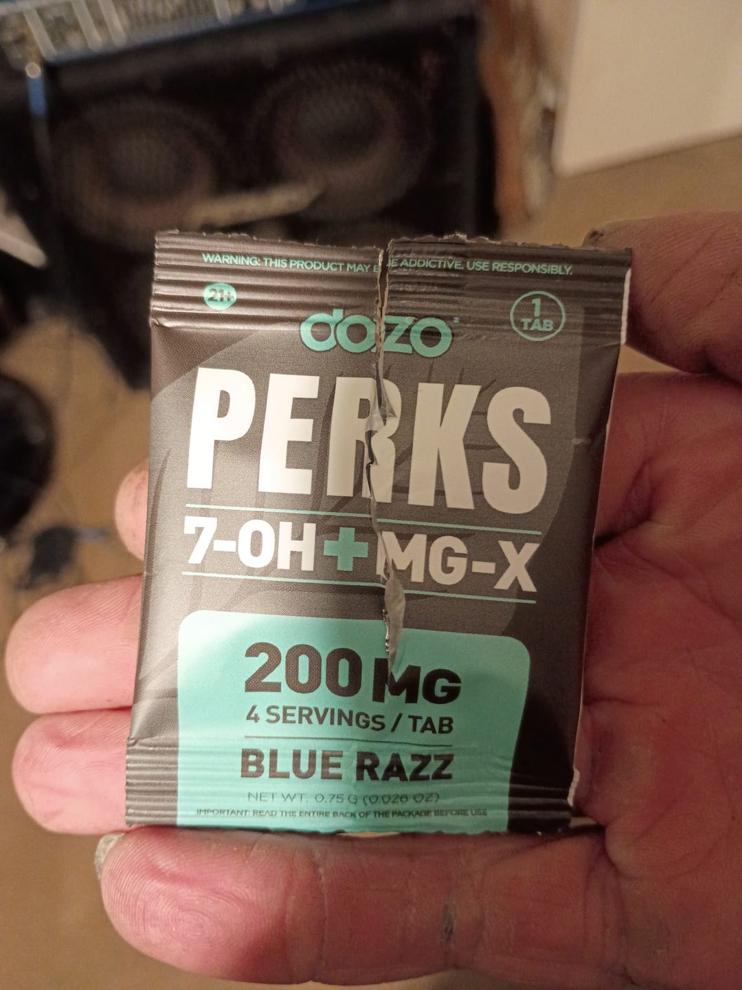 Customer photo review of 1ct 200mg Dozo PERKS 7-OH + MG-X