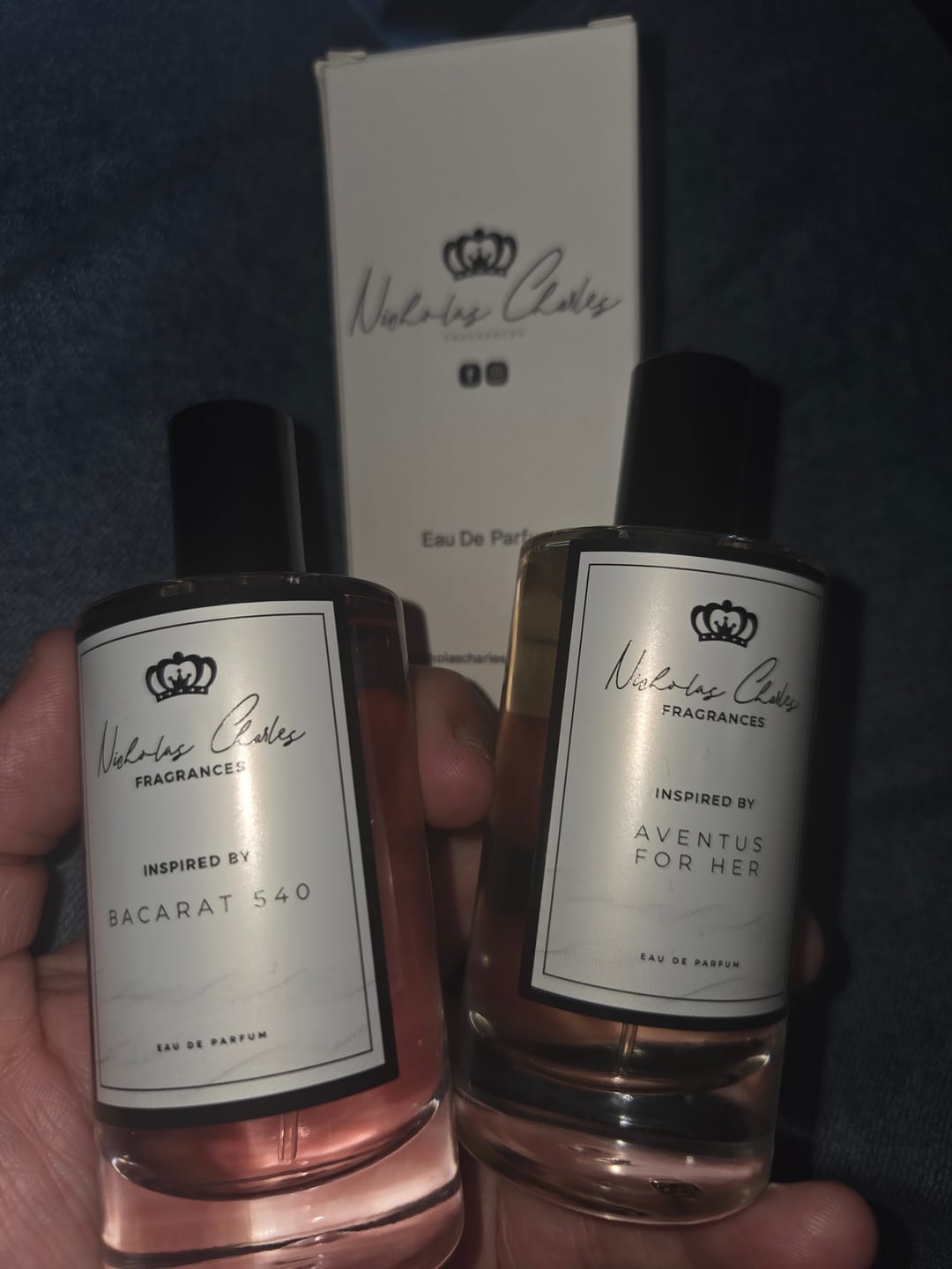 Customer photo review of 2 x 50ml Fragrance Bundle Set