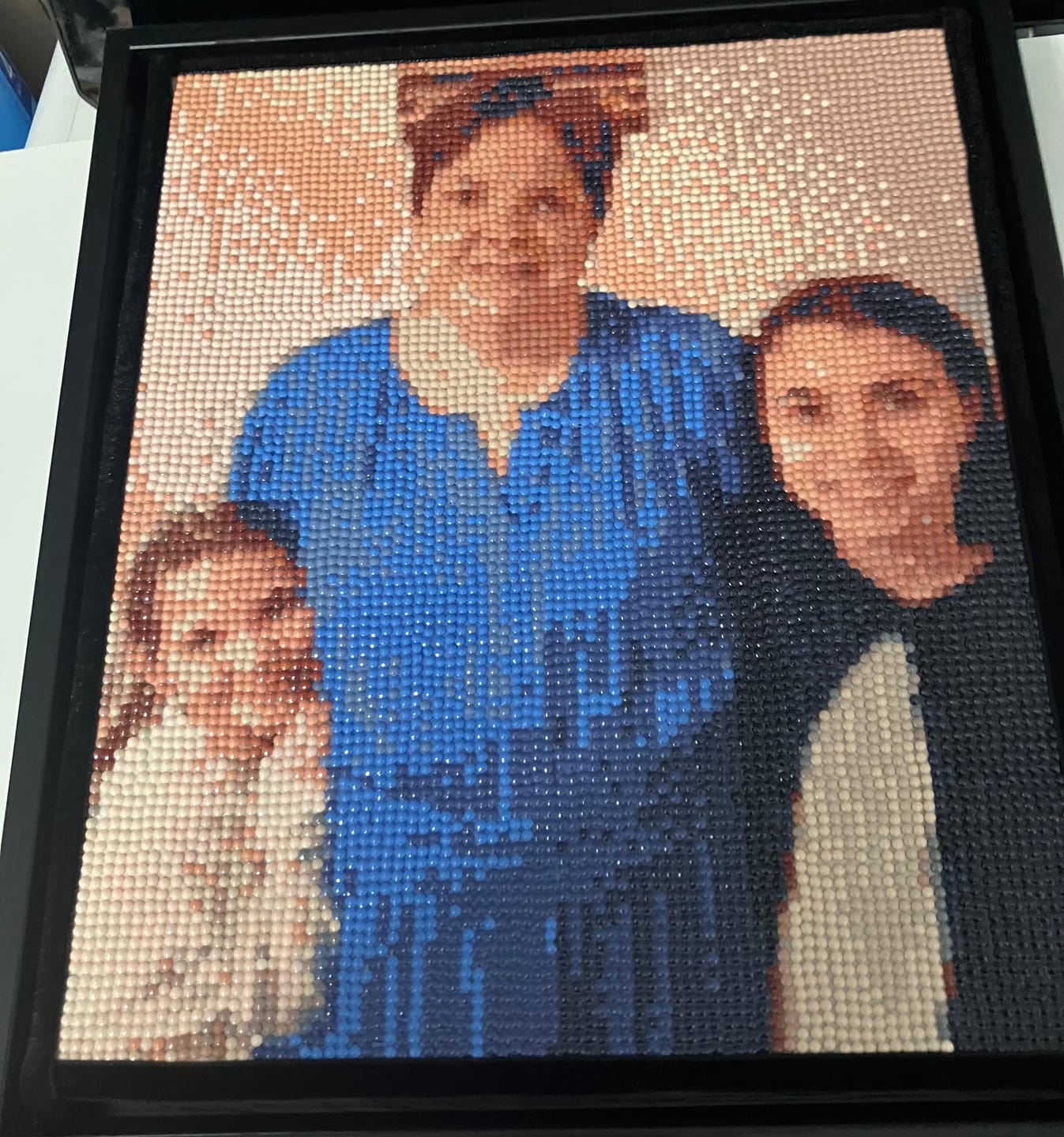 Customer photo review of Custom Diamond Painting