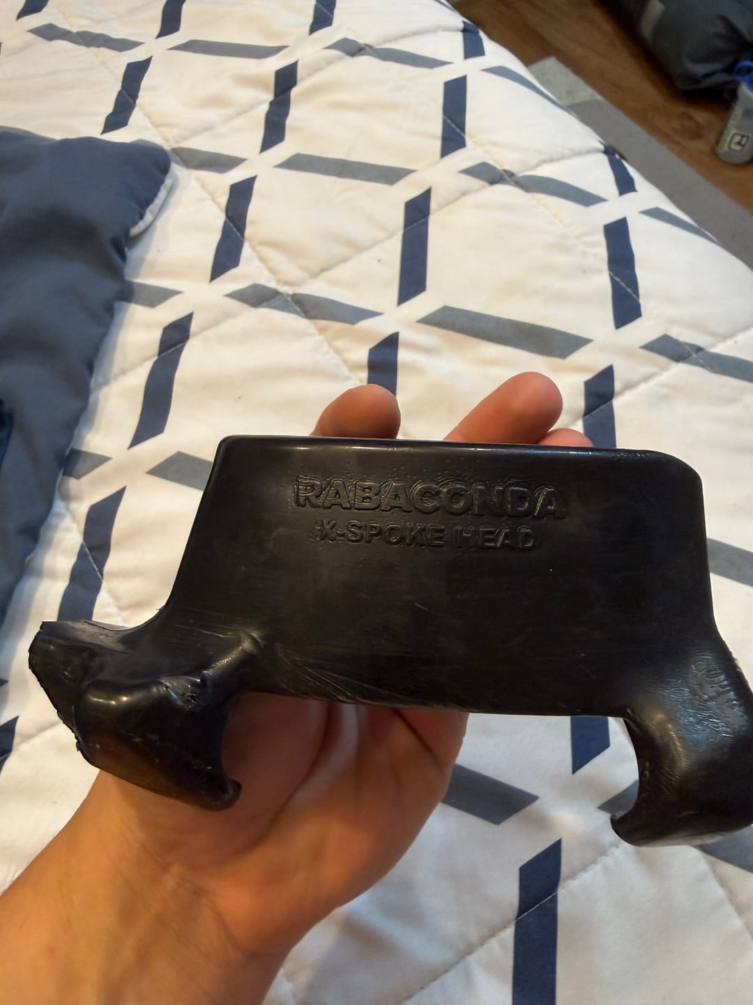 Customer photo review of Replacement Duck Head for Cross-Spoked Wheels