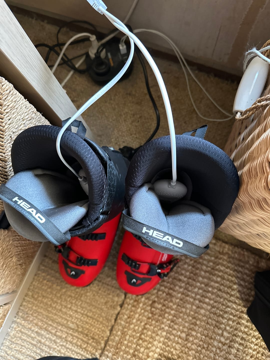 Customer photo review of PeekDry System - Portable Boot Dryer