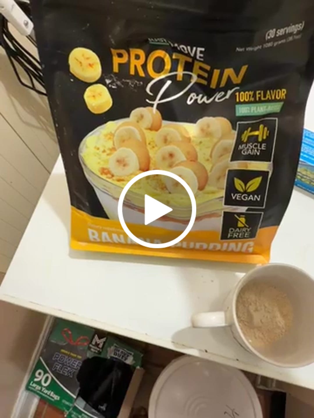 Customer video review of Banana Pudding Protein