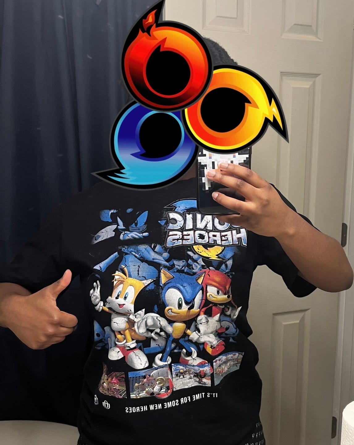 Customer photo review of Video Games 'Sonic Heroes' T-Shirt