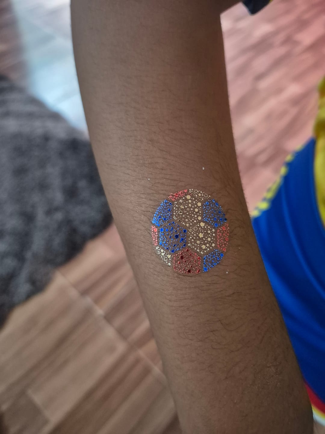 Customer photo review of PRE-VENTA Stickers Temporales para Apoyar la Tricolor - Nipskin®