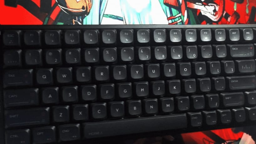 Customer photo review of IQUNIX MQ80 Aluminum Low Profile Mechanical Keyboard