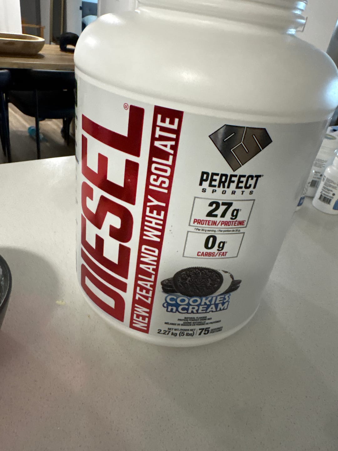 Customer photo review of Perfect Sports - DIESEL Isolate New Zealand - 5lbs