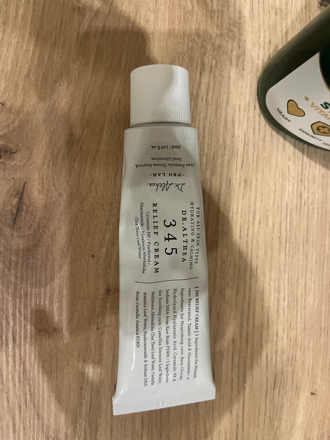 Customer photo review of Nomierinošs krēms ar resveratrolu Dr. Althea 345 Relief Cream