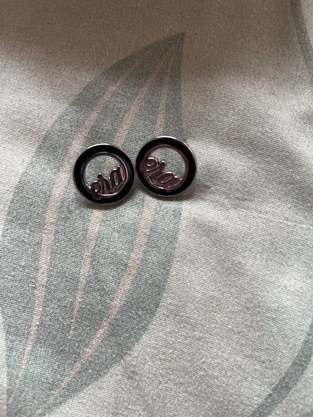 Customer photo review of Silver Diva Studs