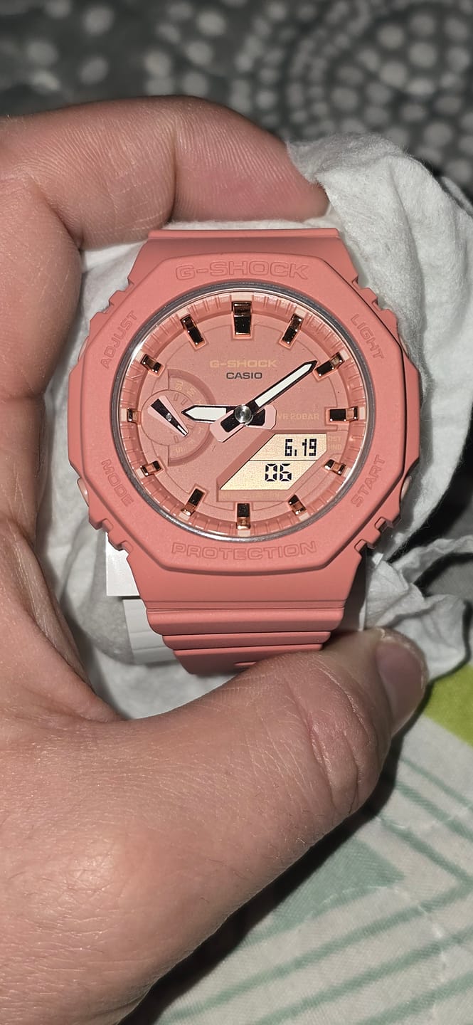 Customer photo review of Reloj Casio G-Shock "Casioak" Woman GMA-S2100-4A2DR Carbon Core Mini