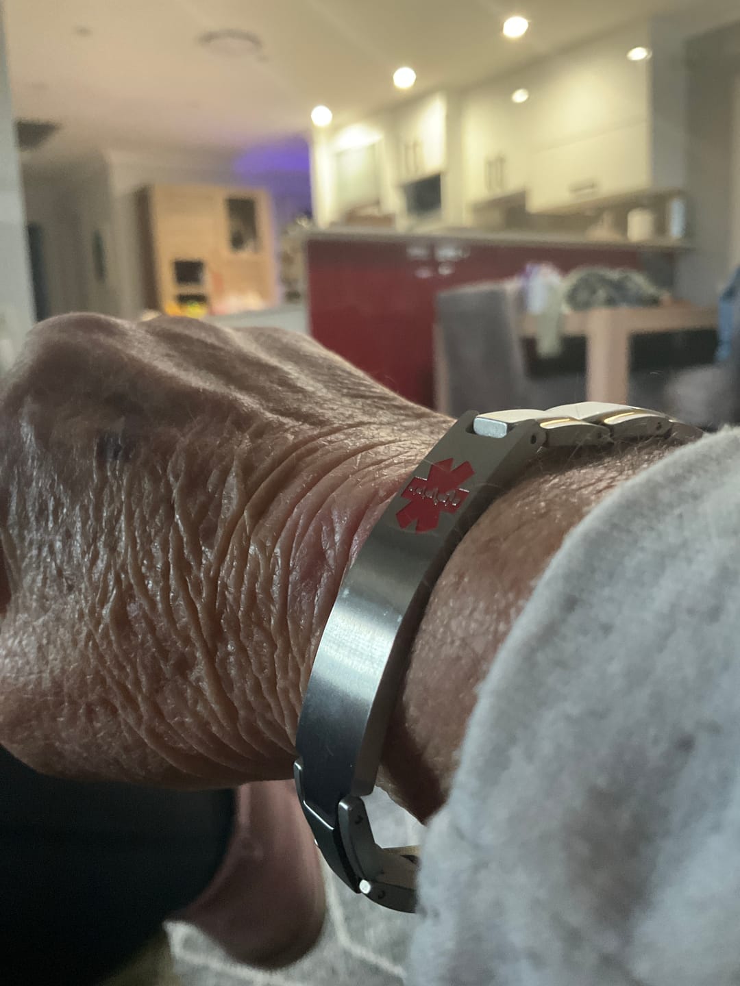 Customer photo review of VitalLink Luxe Medical Alert Bracelet