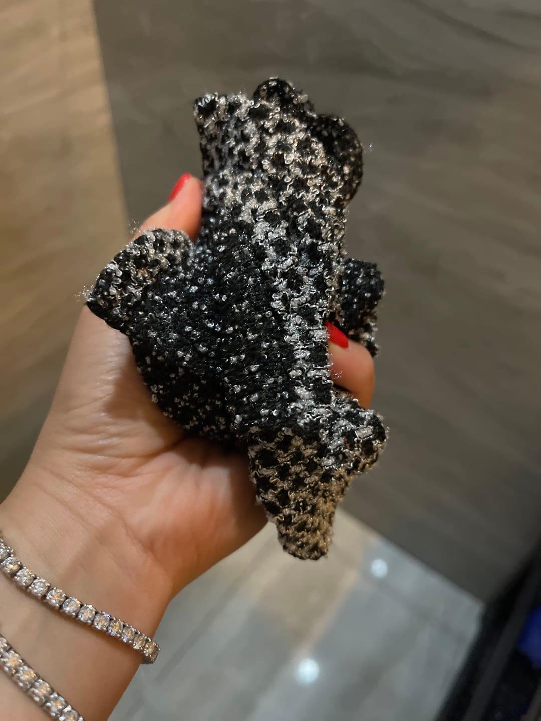 Customer photo review of HEPİMOOD PEELİNG ANTİBAKTERİYEL DUŞ HAVLUSU