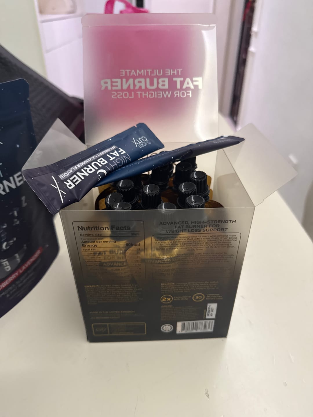 Customer photo review of Max+ Fat Burner Juice (15x35ml)