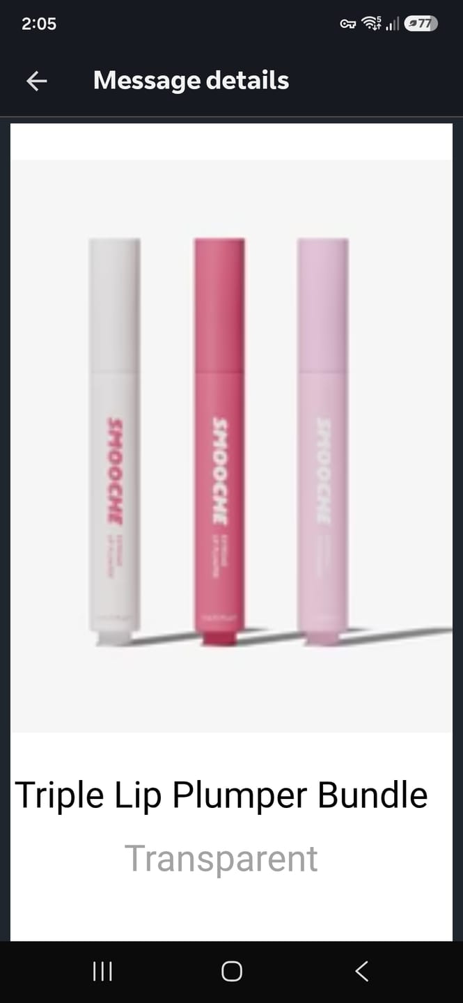 Customer photo review of Triple Lip Plumper Bundle