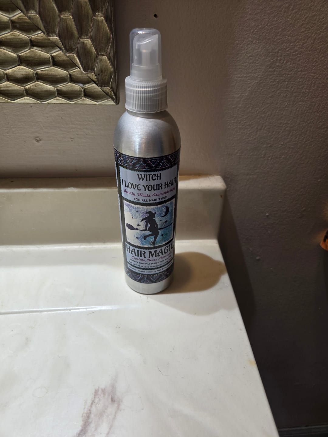 Customer photo review of Witch I Love Your Hair - Hair Mist