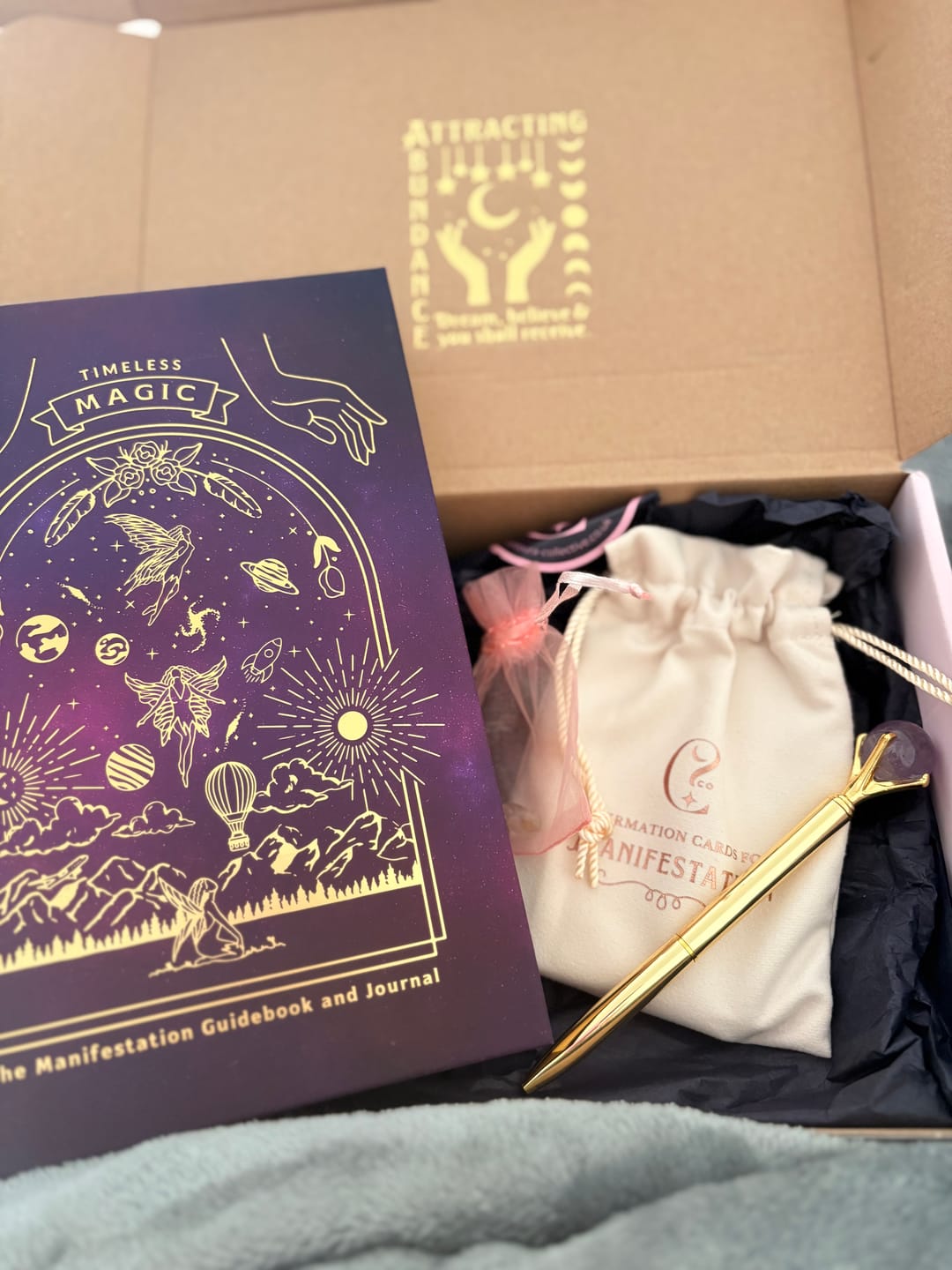 Customer photo review of Timeless Magic Manifestation Journal & Guidebook