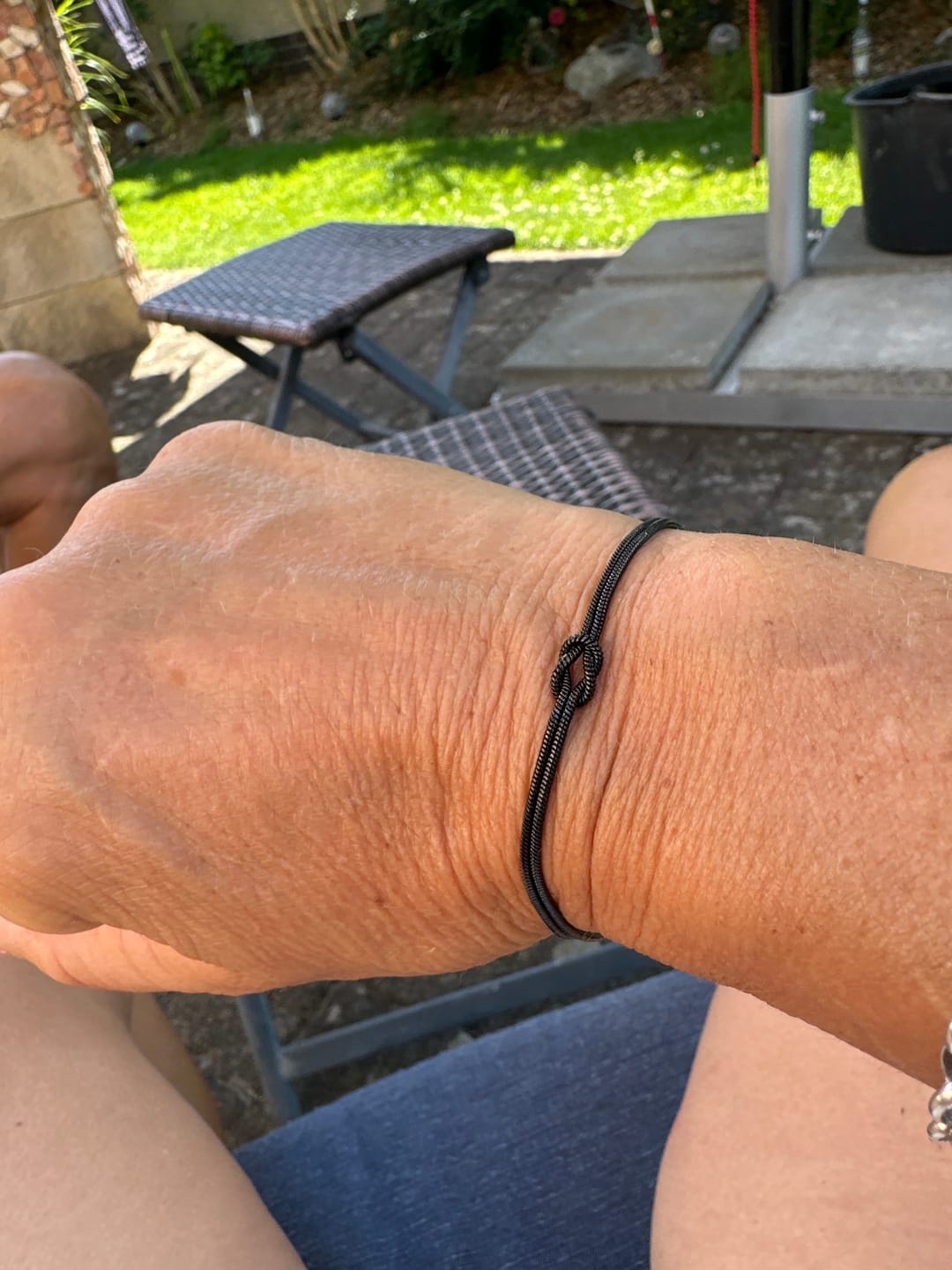 Customer photo review of Verbindungsknoten Armband