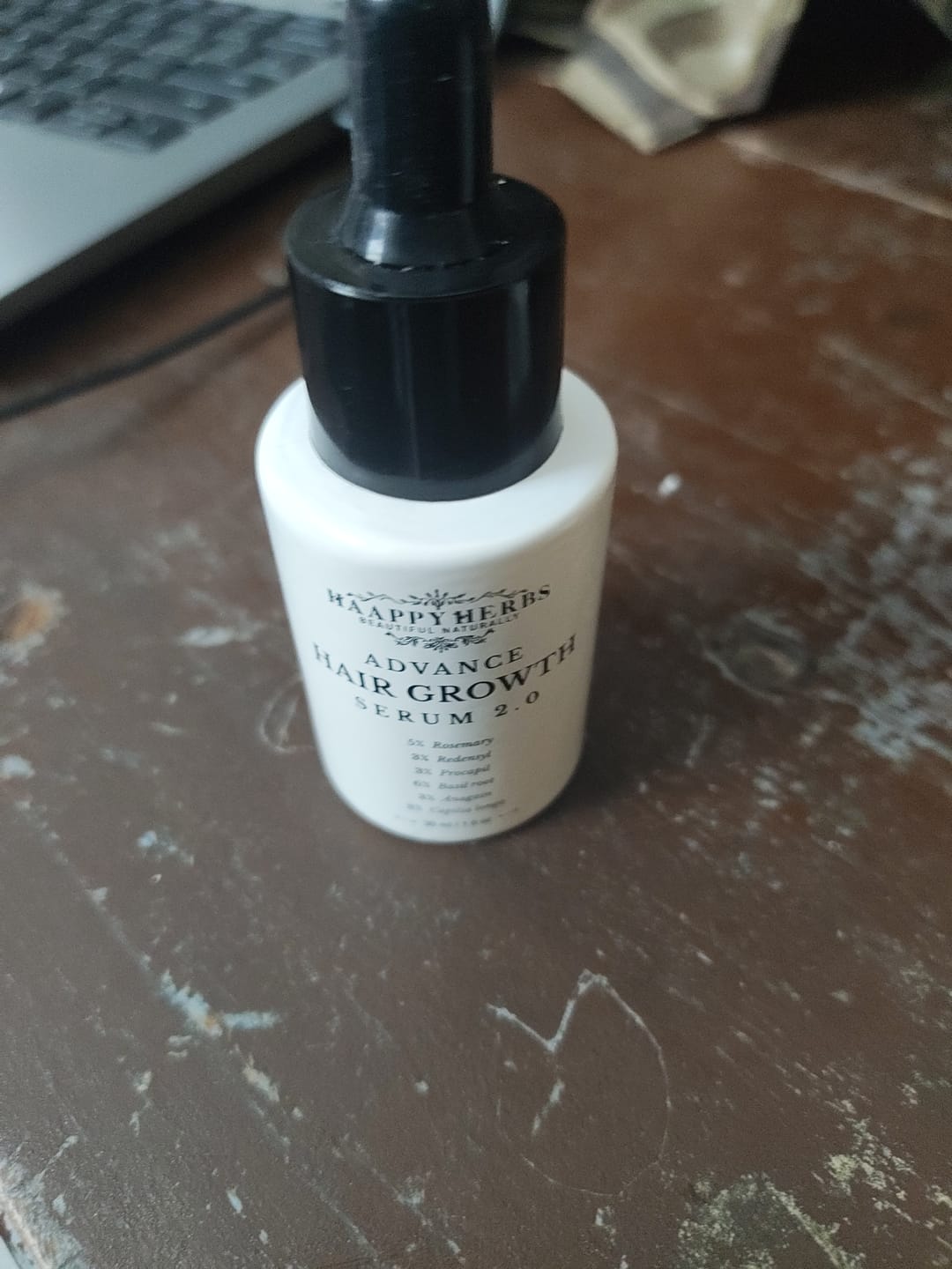 Customer photo review of Advance Hair Growth Serum 2.0 (30ml)