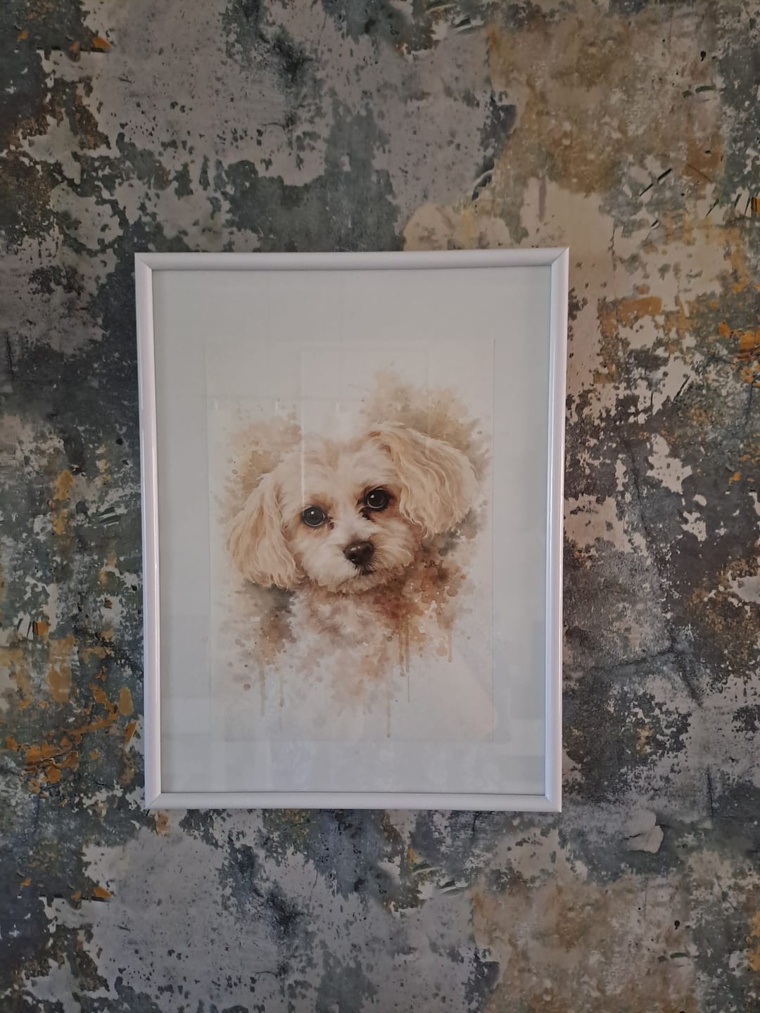 Customer photo review of Personalisiertes Poster - Aquarell Realistisches Porträt