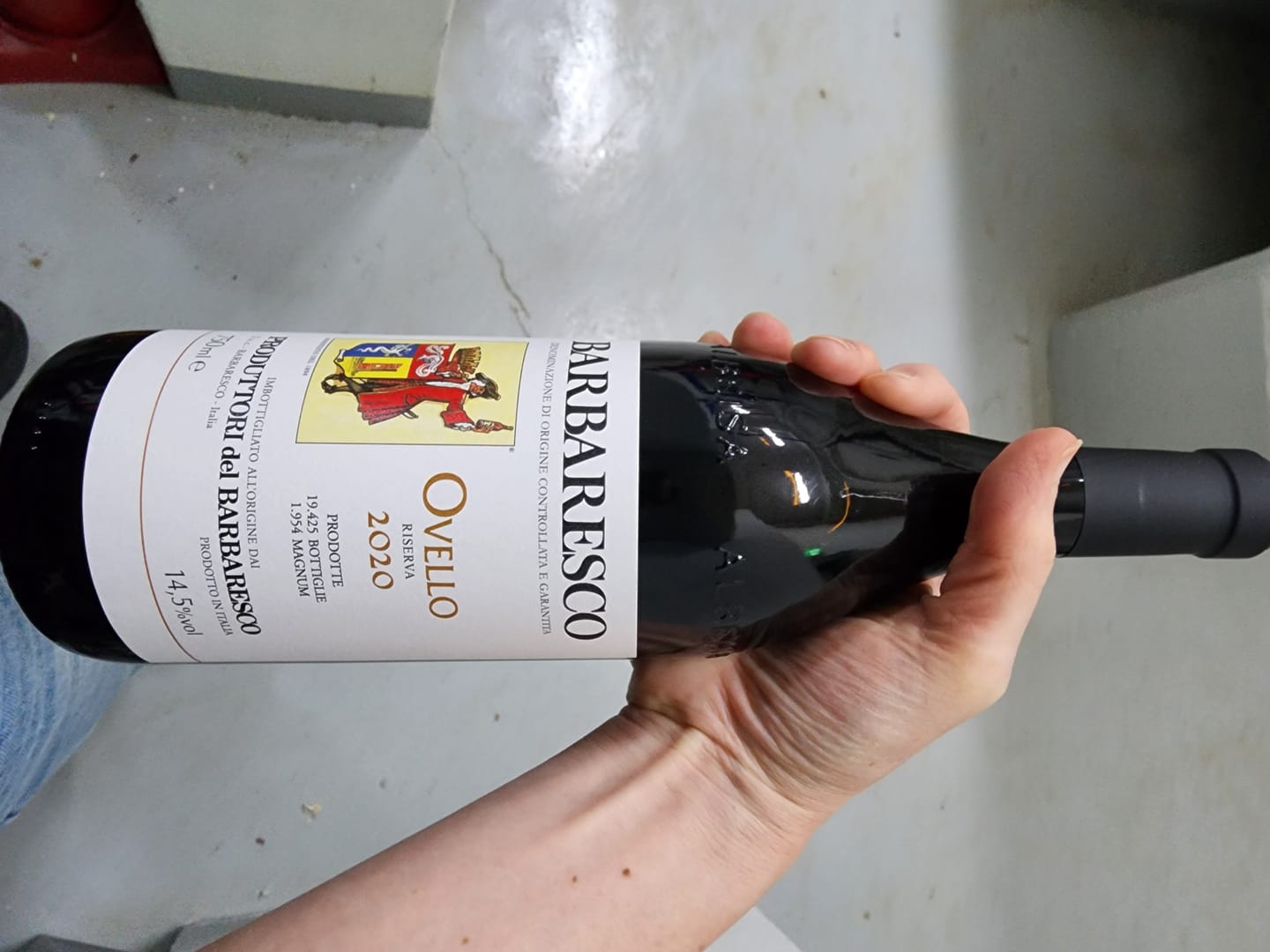 Customer photo review of Produttori del Barbaresco Riserva Ovello 2020