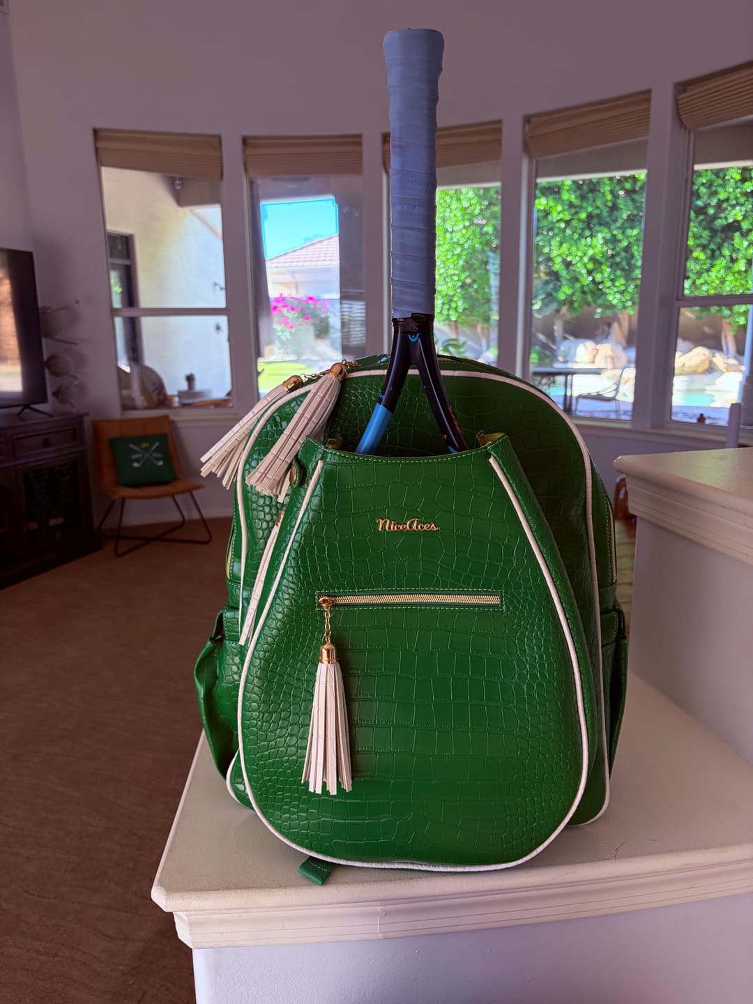 Customer photo review of Priscila Tennis & Pickleball Bag