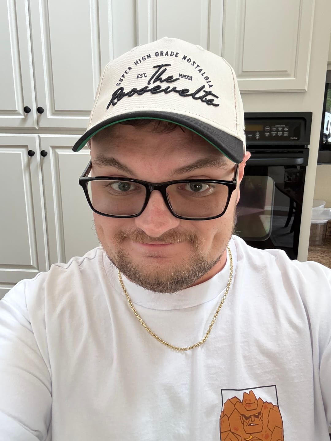 Customer photo review of Super High Grade Nostalgia (Black) – 5-Panel Hat