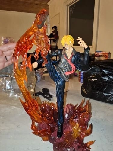 Customer photo review of Figurine Sanji " Fire Kick " | One Piece