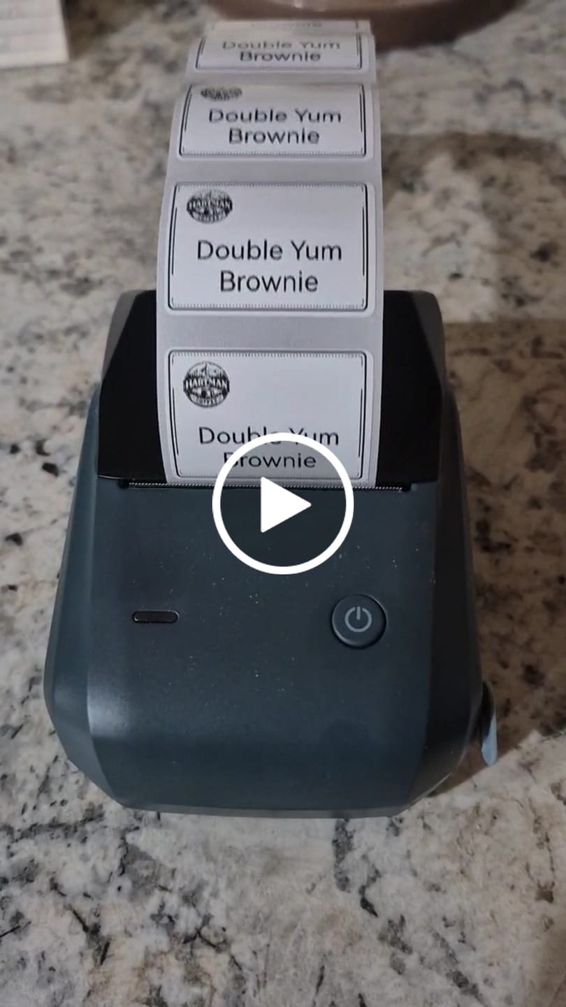 Customer video review of NIIMBOT B1 Inkless Thermal Label Printer, Create Professional Business Labels with Ease