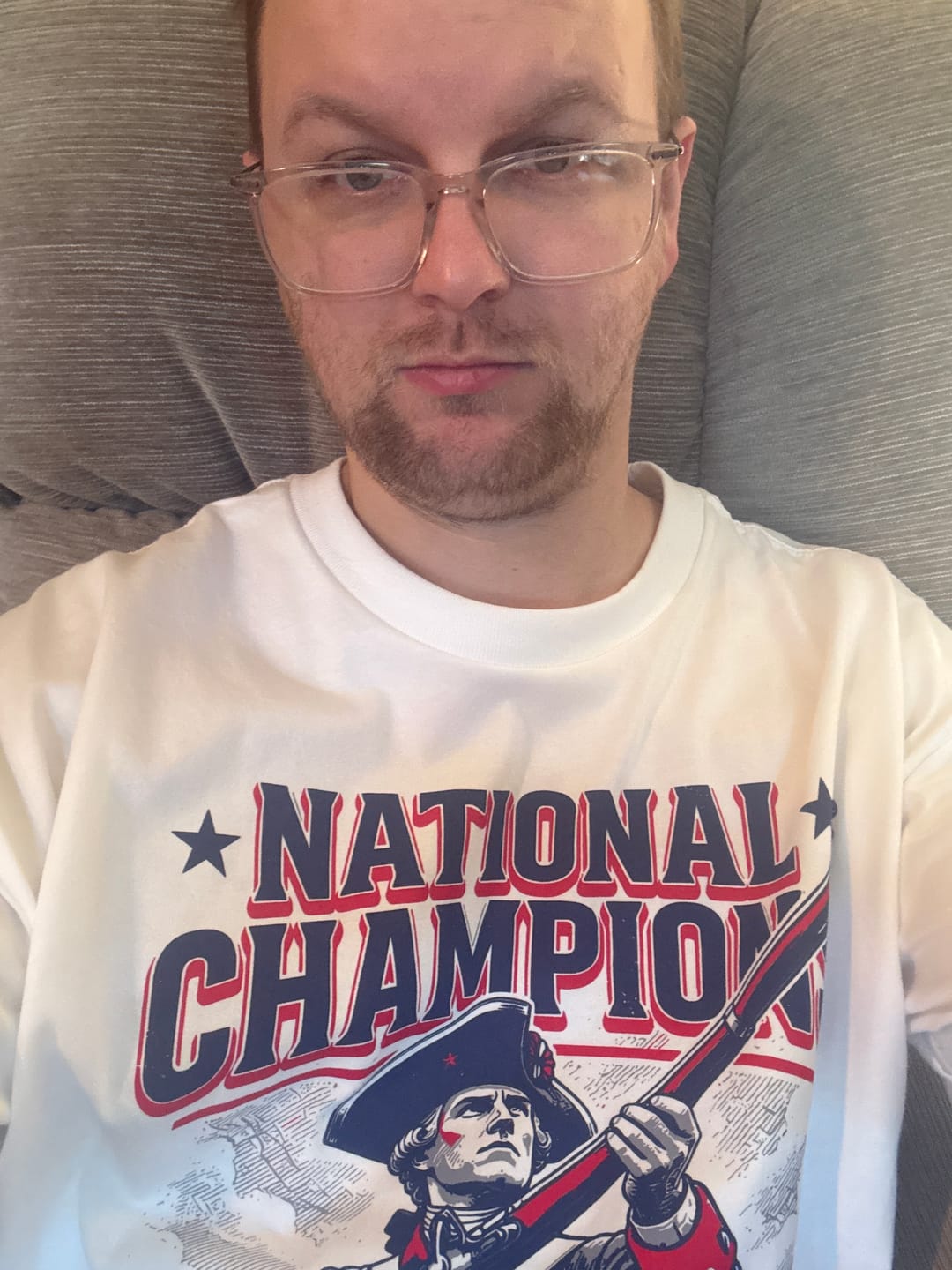 Customer photo review of National Champions T-shirt