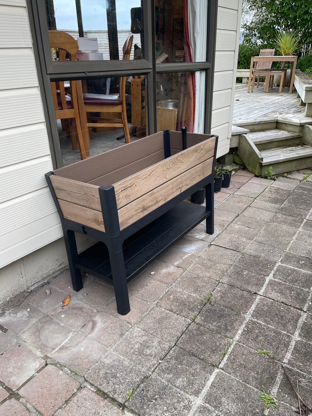 Customer photo review of Signature Elevated Garden Bed - Pine