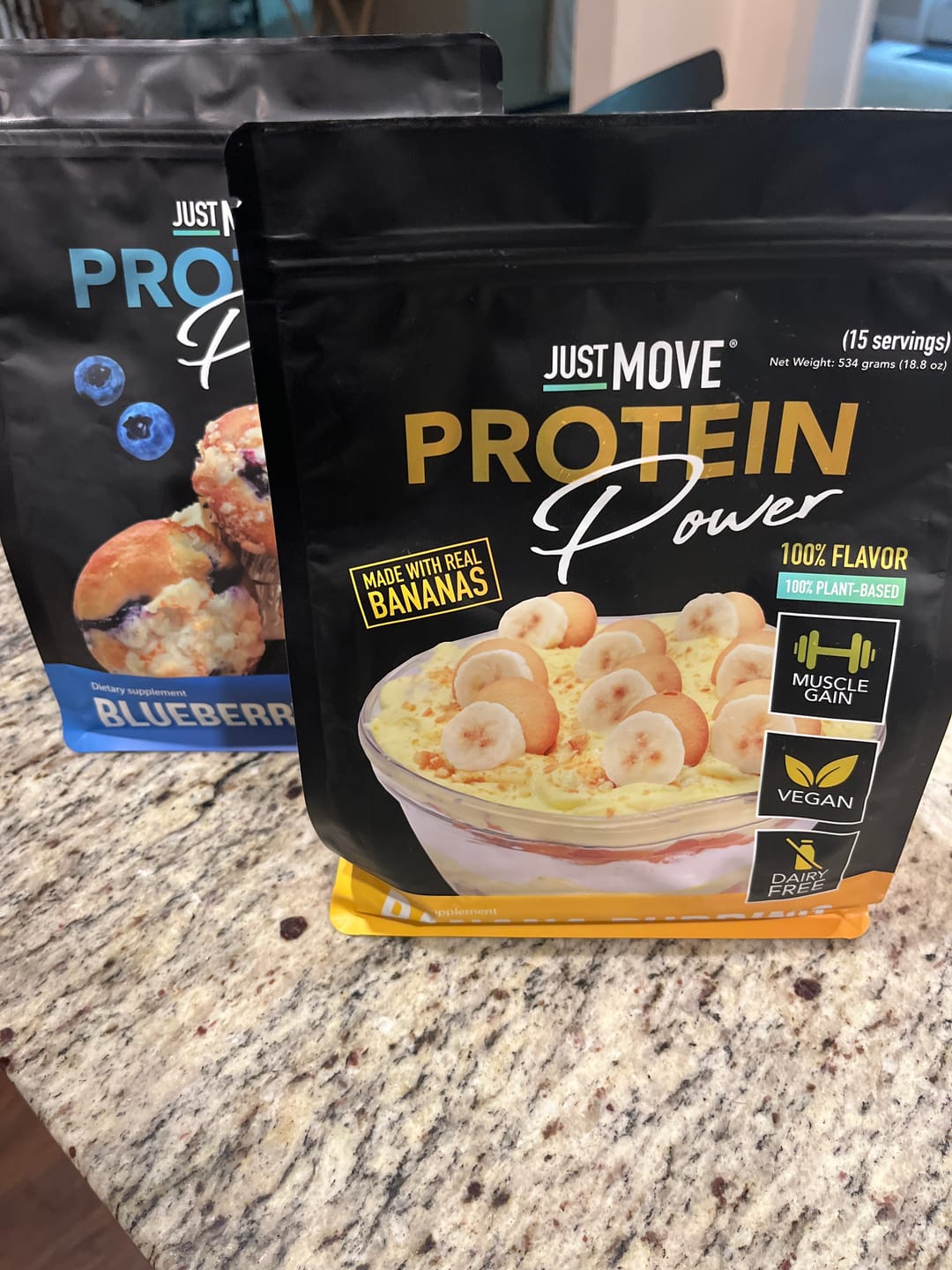 Customer photo review of Blueberry Muffin Protein