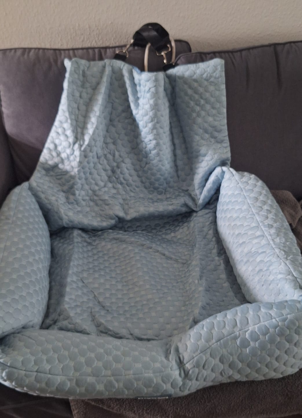 Customer photo review of Frostcore™ Dog Cooling Car Seat Beds