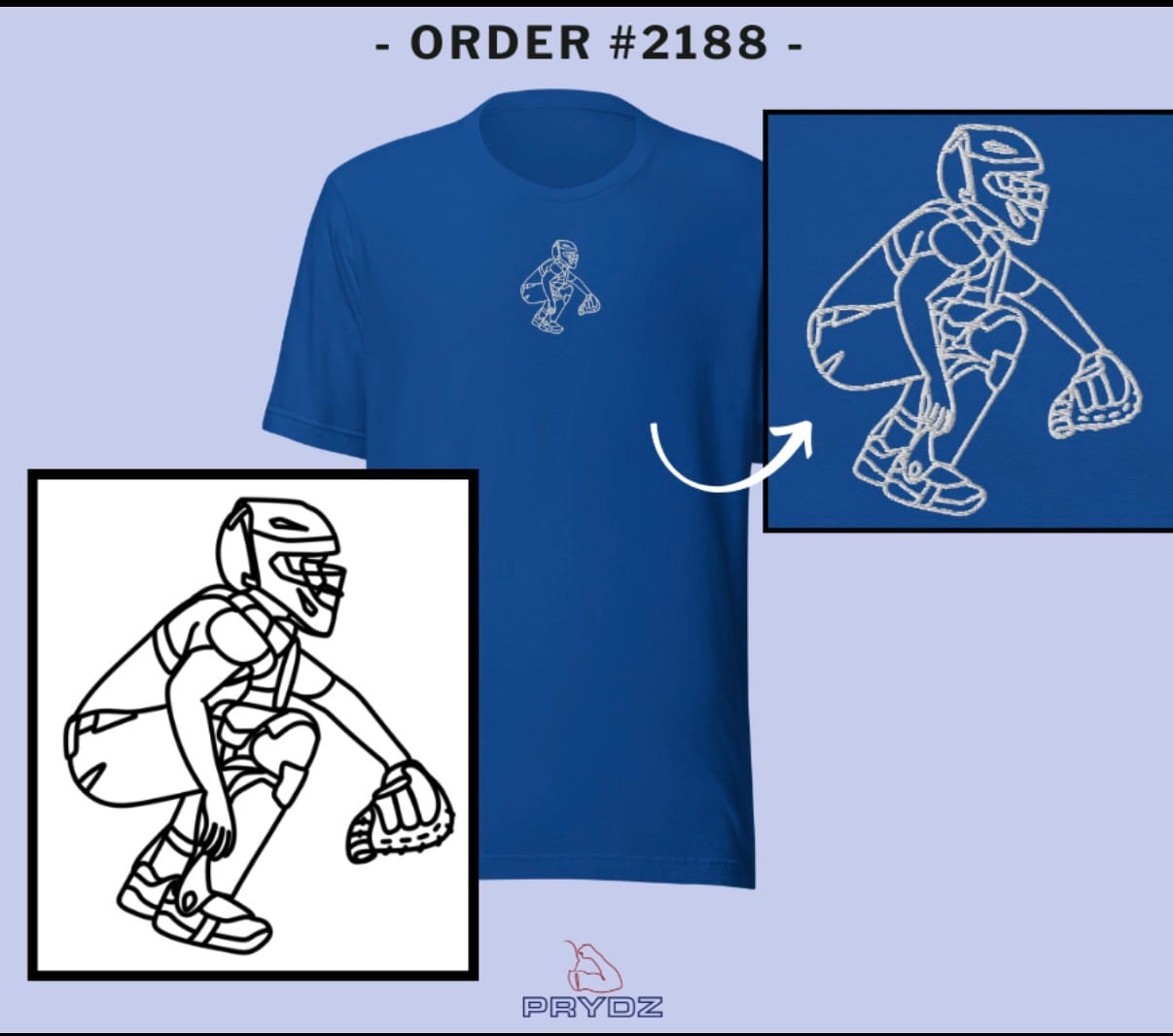 Customer photo review of Custom Sports T-Shirt
