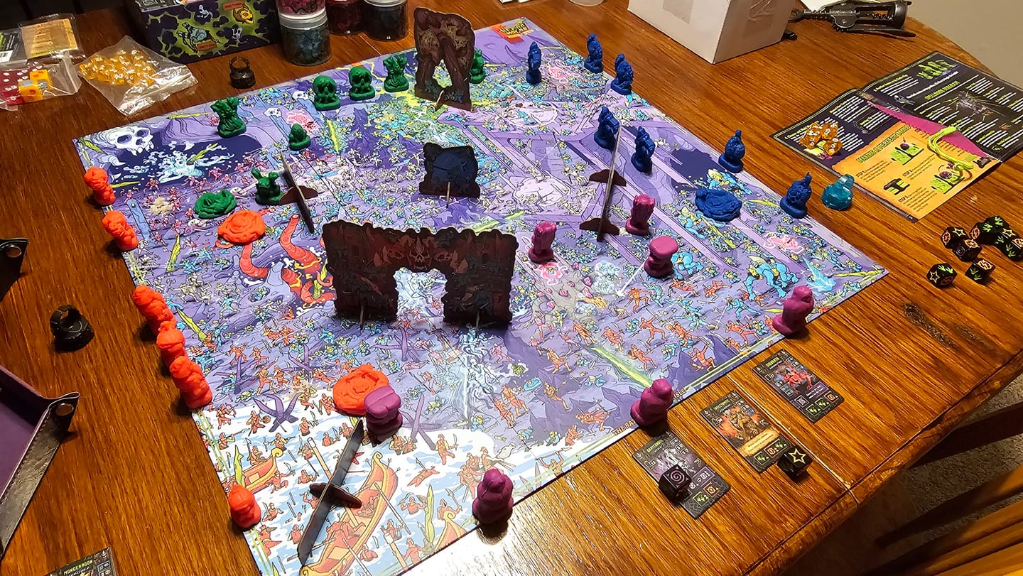 Customer photo review of Necromolds Big Battle Map Set