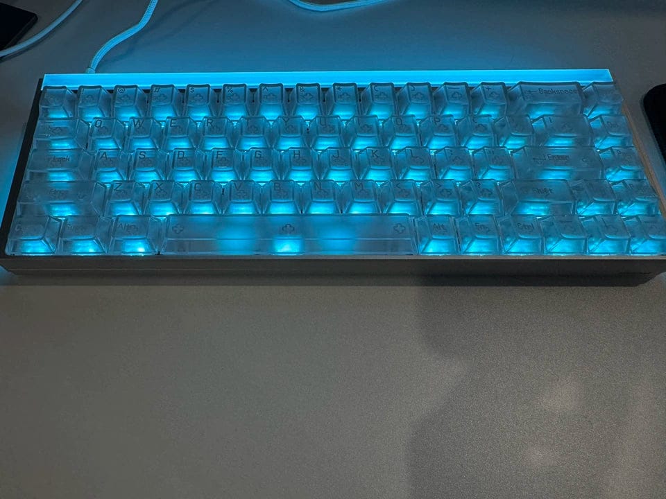 Customer photo review of MADE68 Ultra V2 Gaming Keyboard