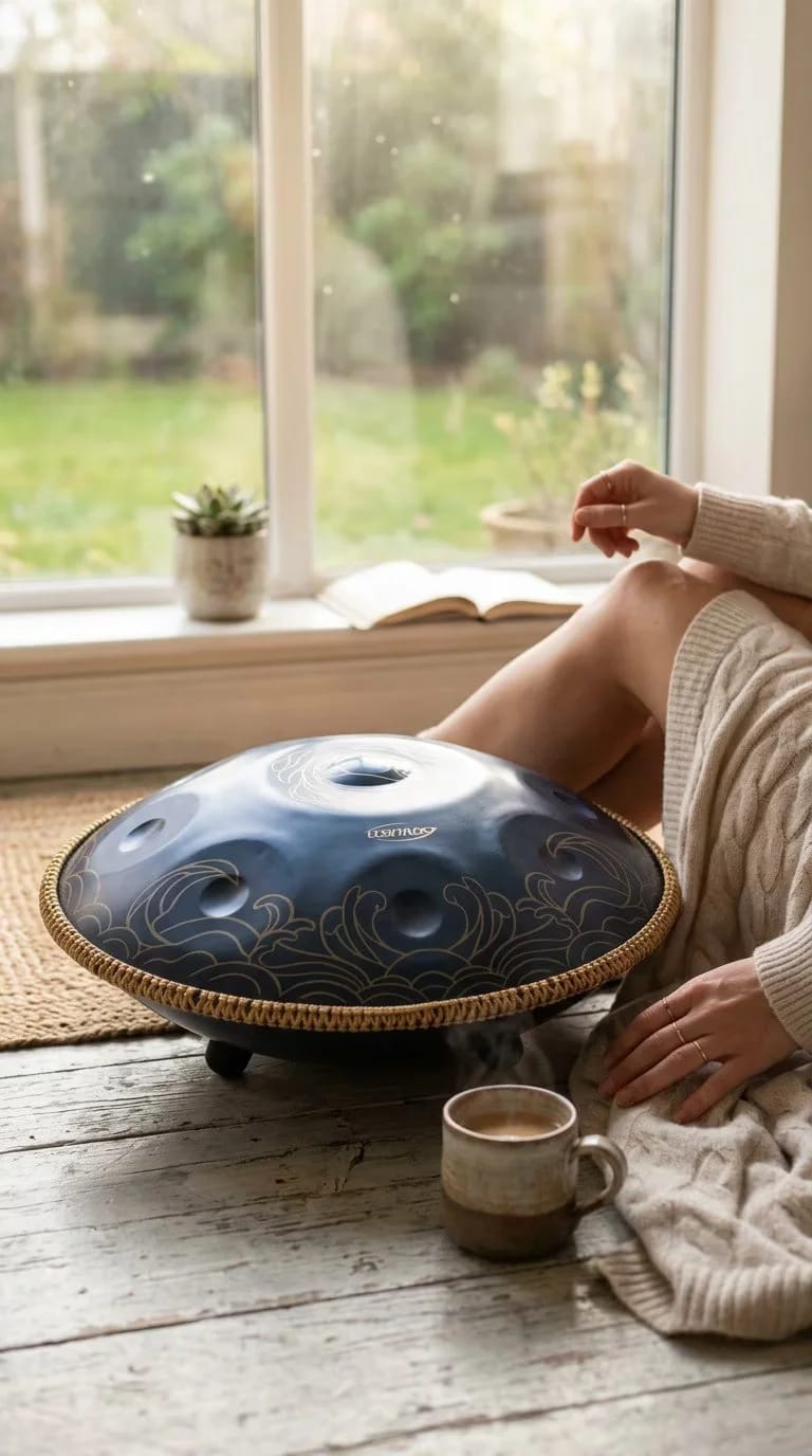 Customer photo review of Cosmoshandpan Handpan Drum - Dolwave | Handpan for Meditation & Yoga