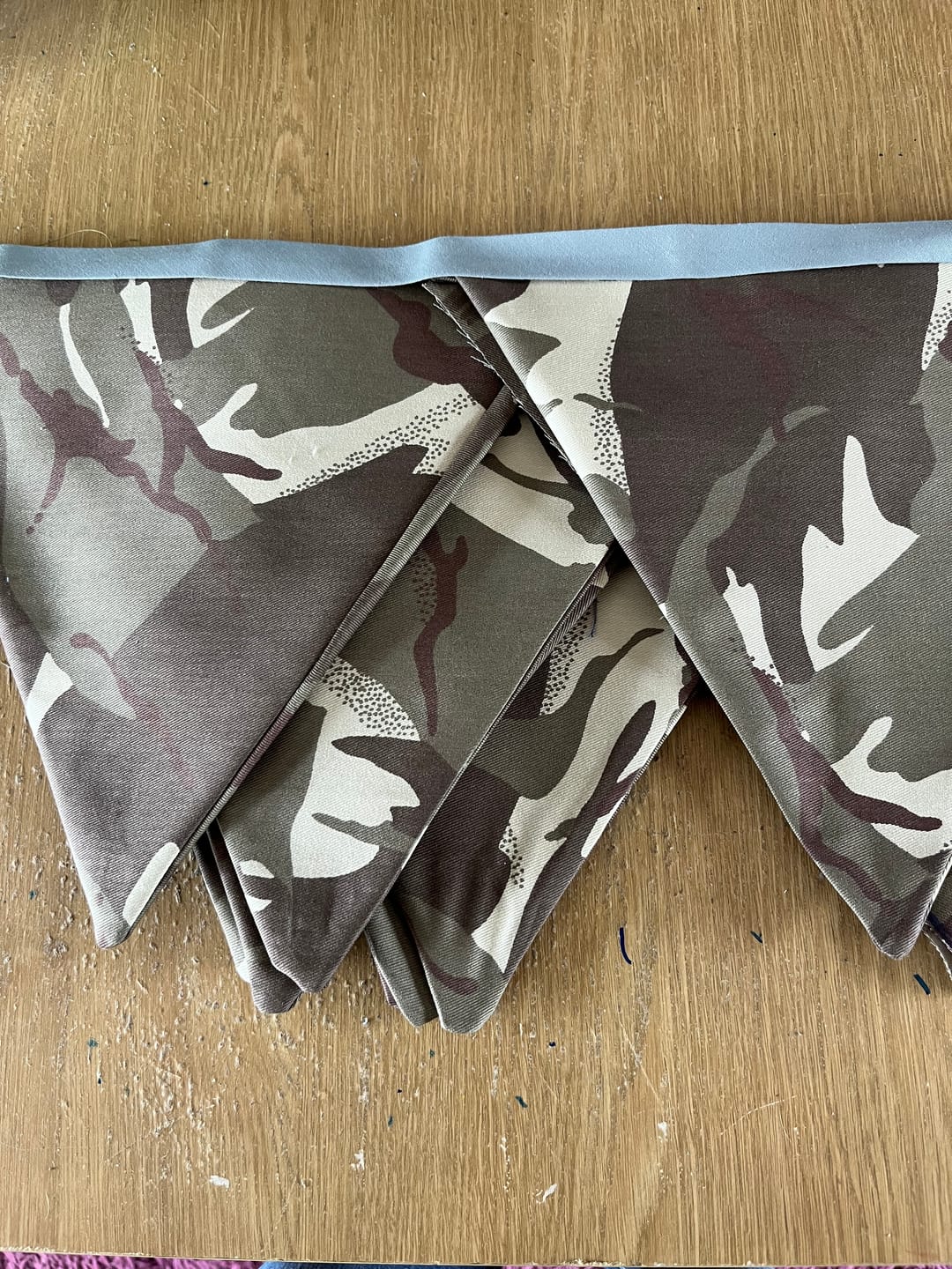 Customer photo review of Camouflage 100% Cotton Drill Fabric