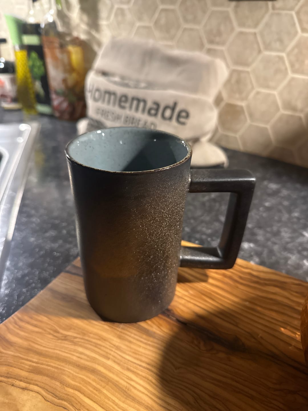 Customer photo review of Vintage Industrial Coffee Cups