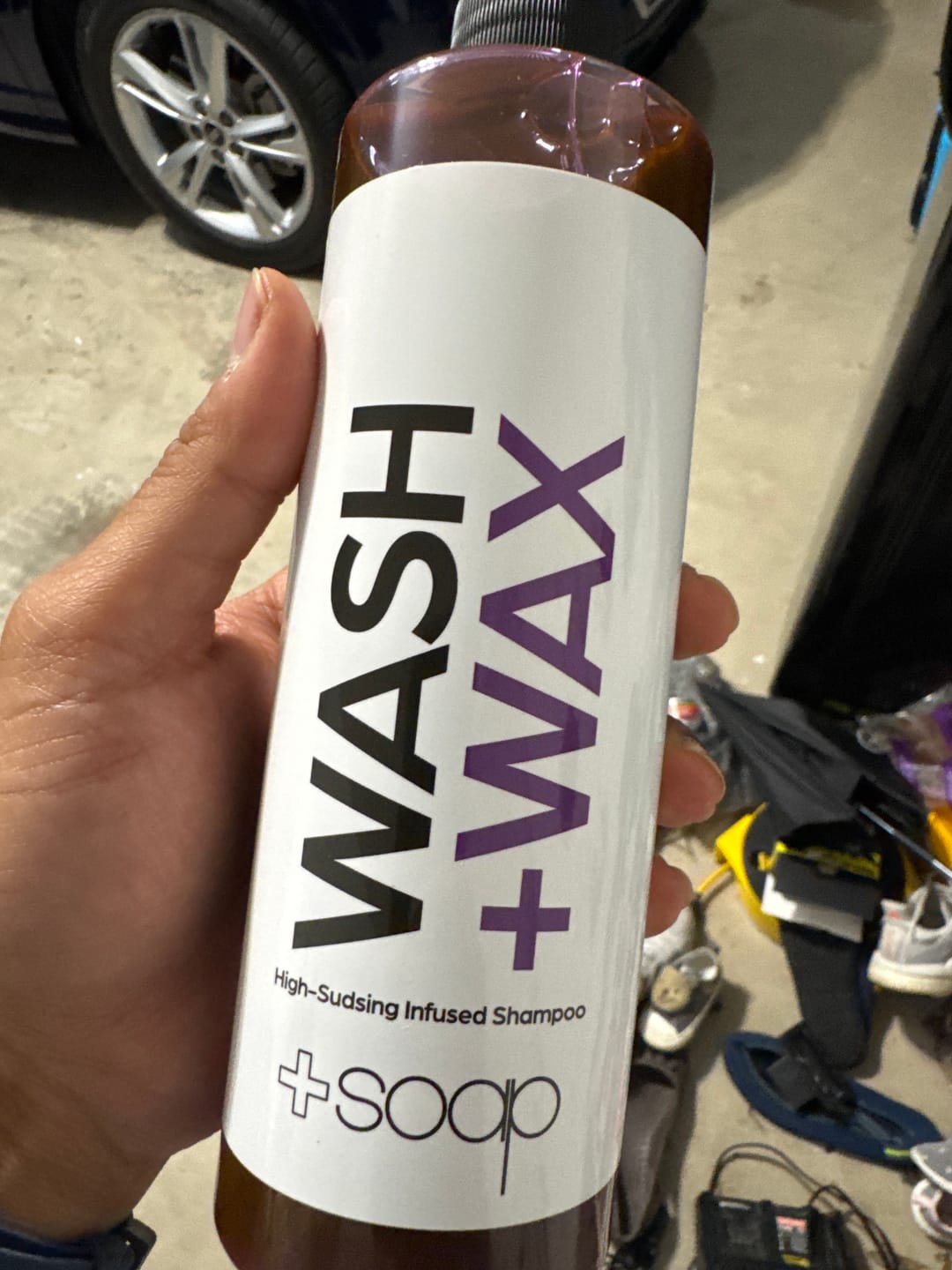 Customer photo review of +Soap Wax & Wash